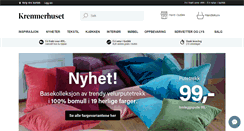 Desktop Screenshot of kremmerhuset.no